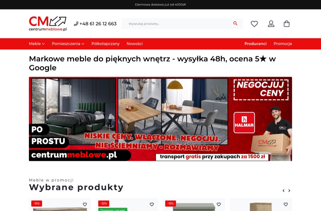 Sklep Centrum Meblowe